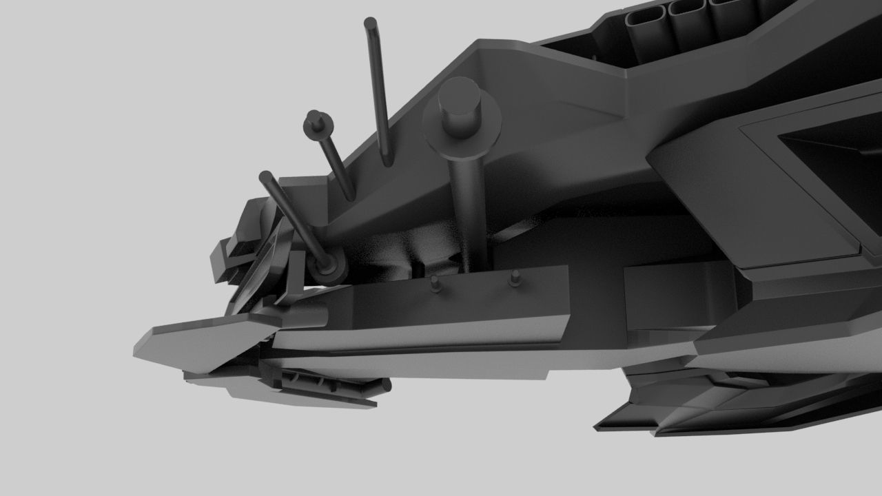 Batmobile  3d Printed 3D print model_42