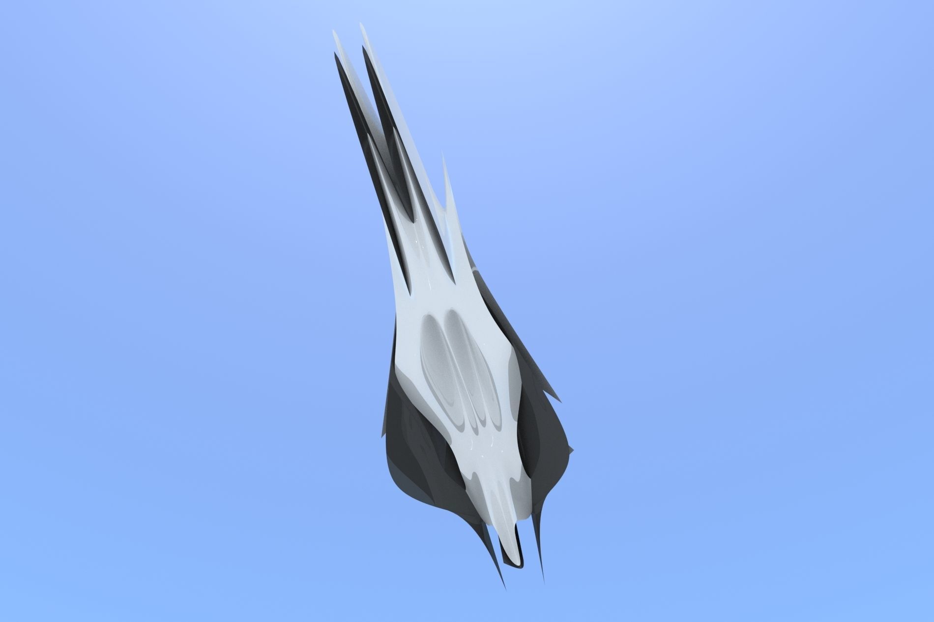 Spaceship Racer 3D Sci-Fi  Low-poly 3D model_17