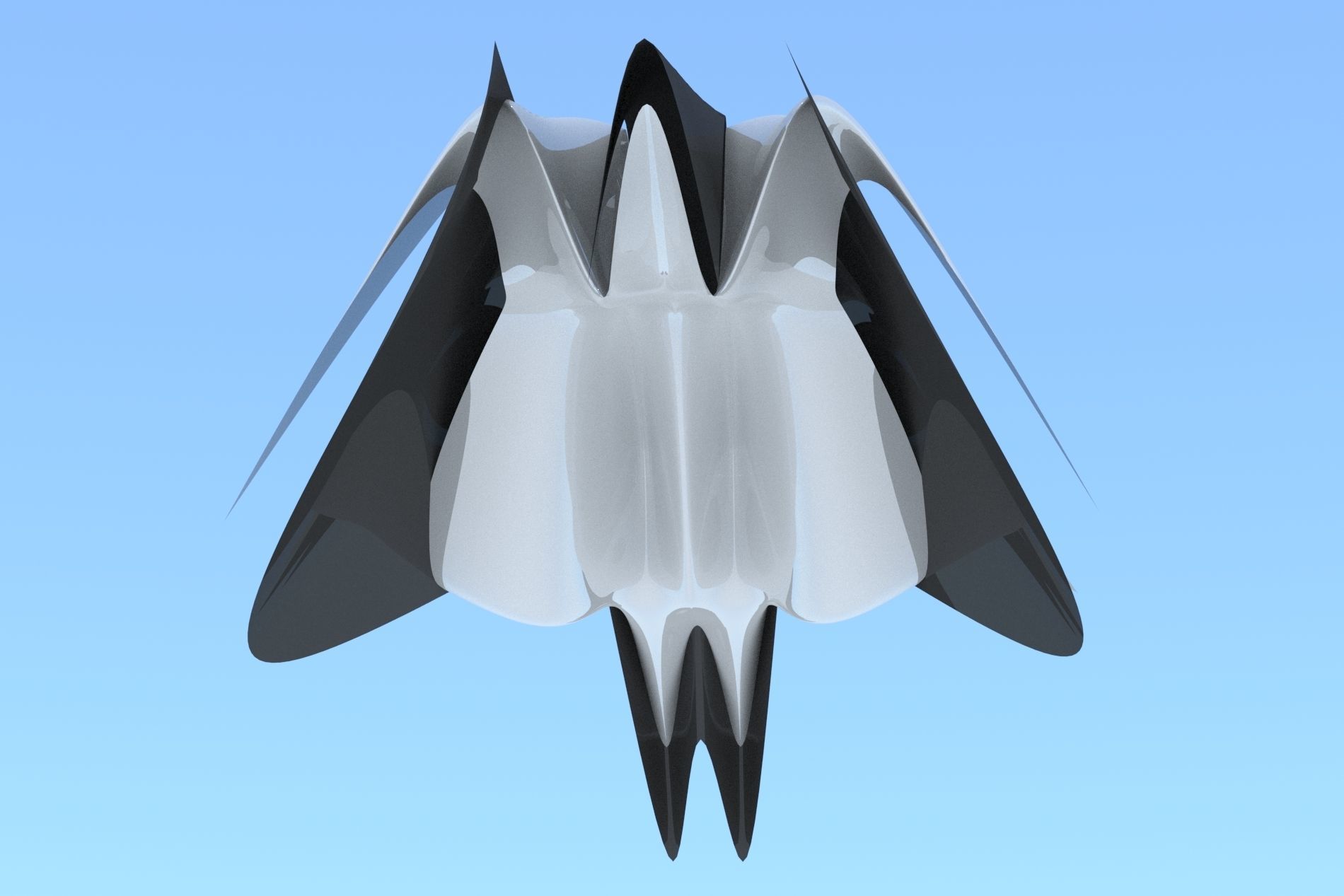 Spaceship Racer 3D Sci-Fi  Low-poly 3D model_2