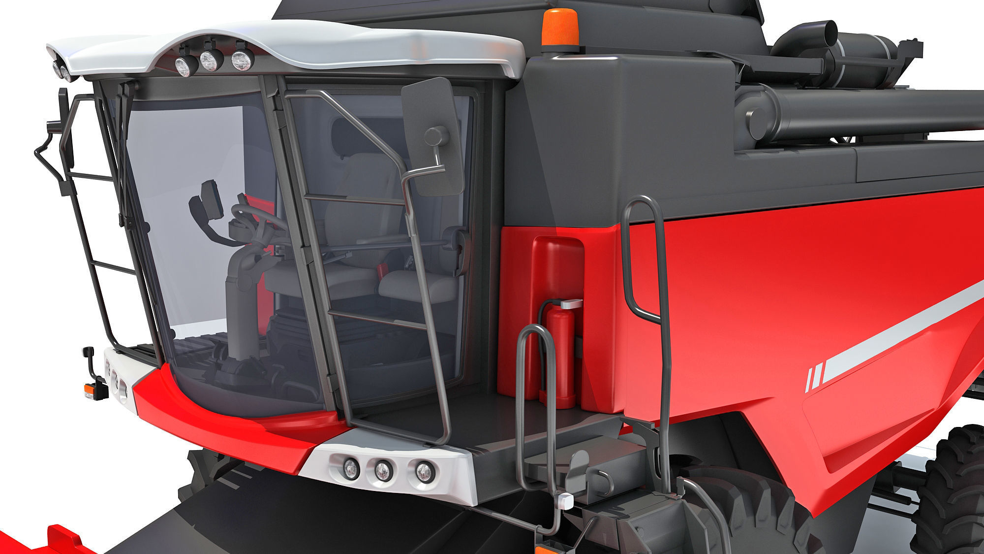 Combine Harvester 3D model_15