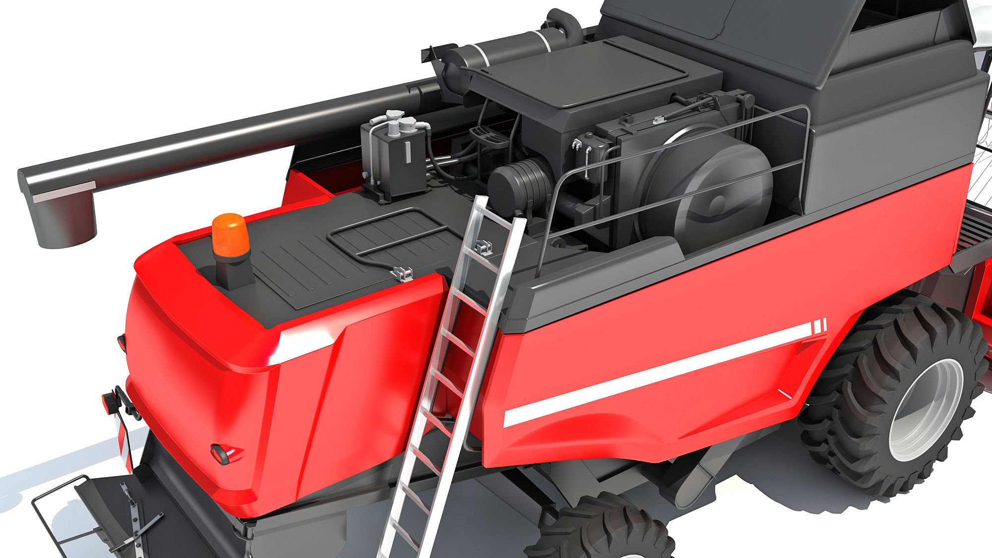 Combine Harvester 3D model_14