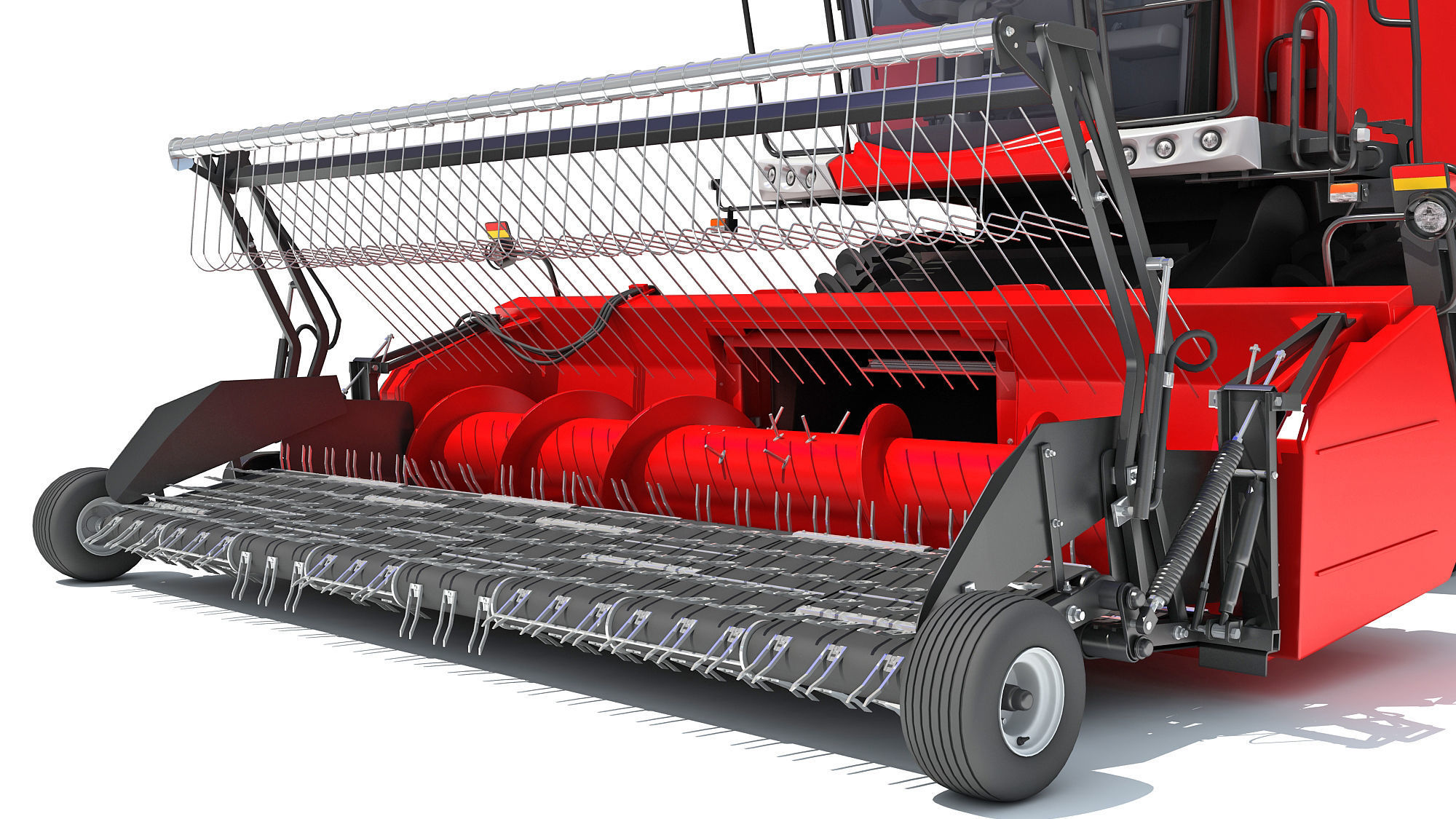 Combine Harvester 3D model_13