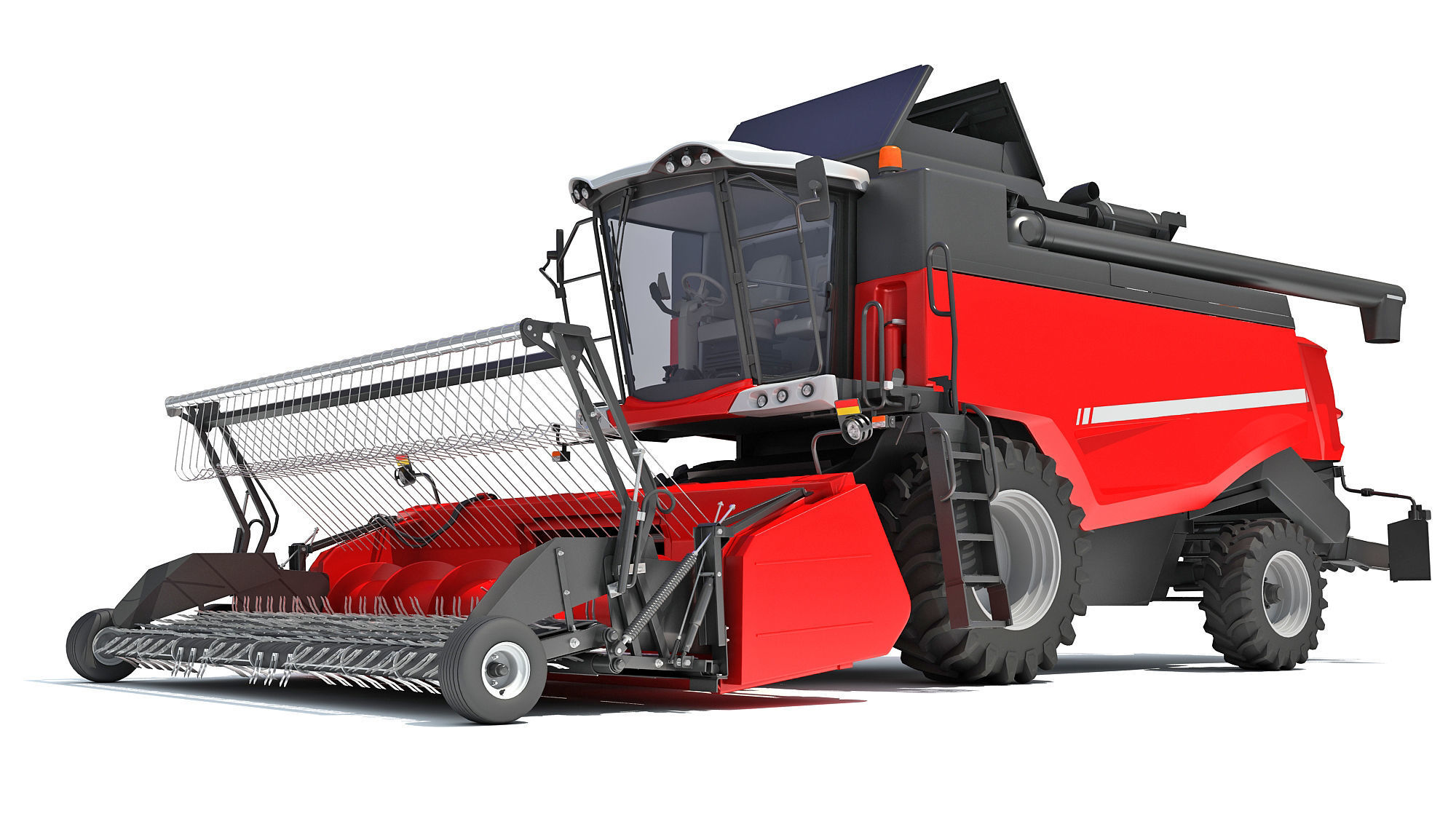Combine Harvester 3D model_12