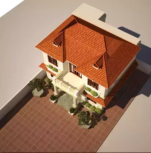 Modern Villa Detail 3D model