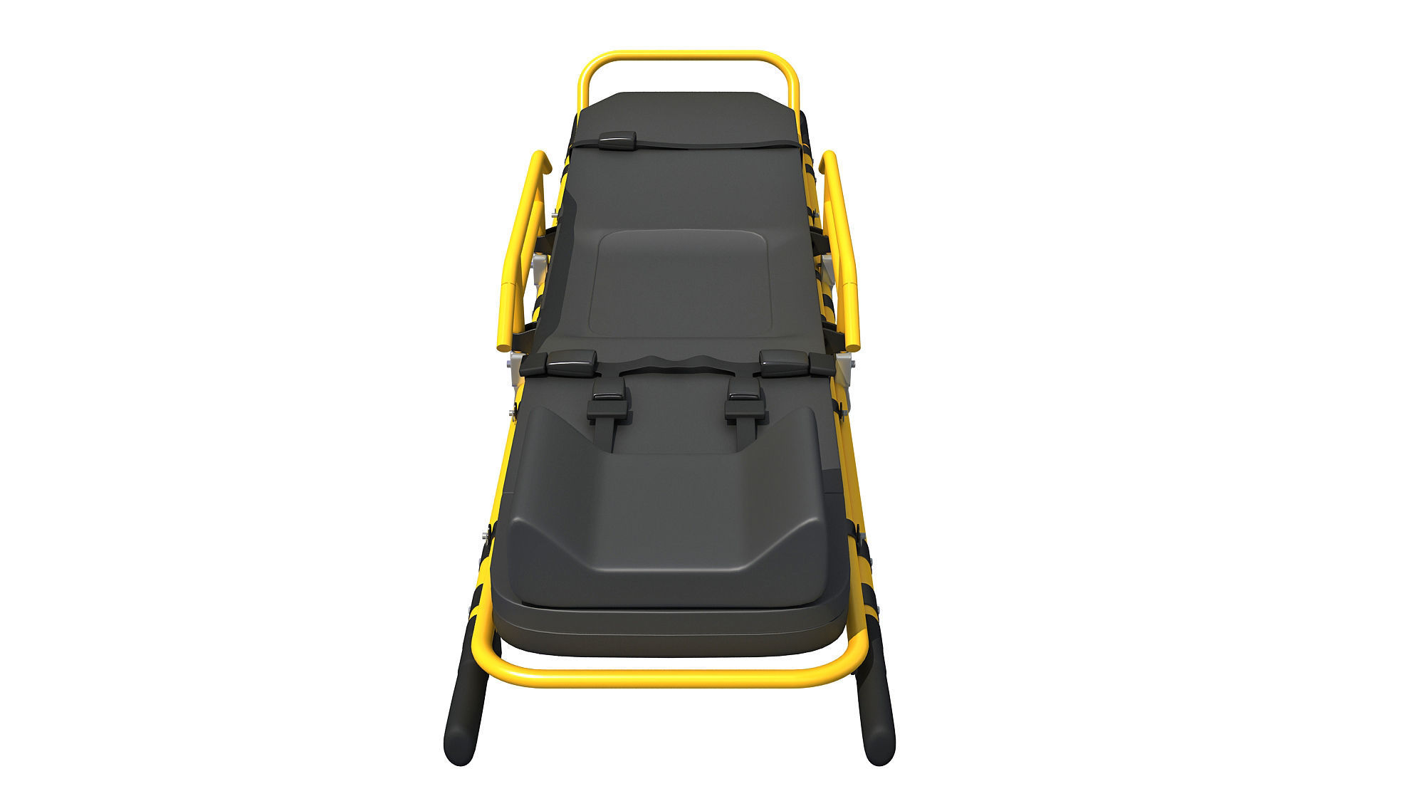 Medical Stretcher 3D model_9