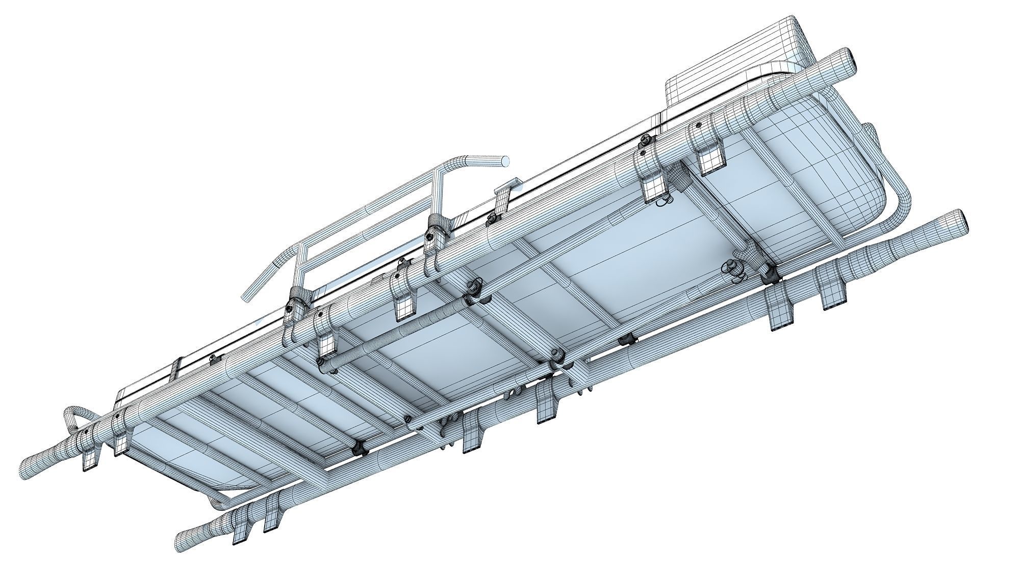Medical Stretcher 3D model_15