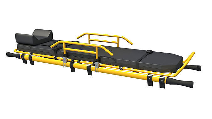 Medical Stretcher 3D model