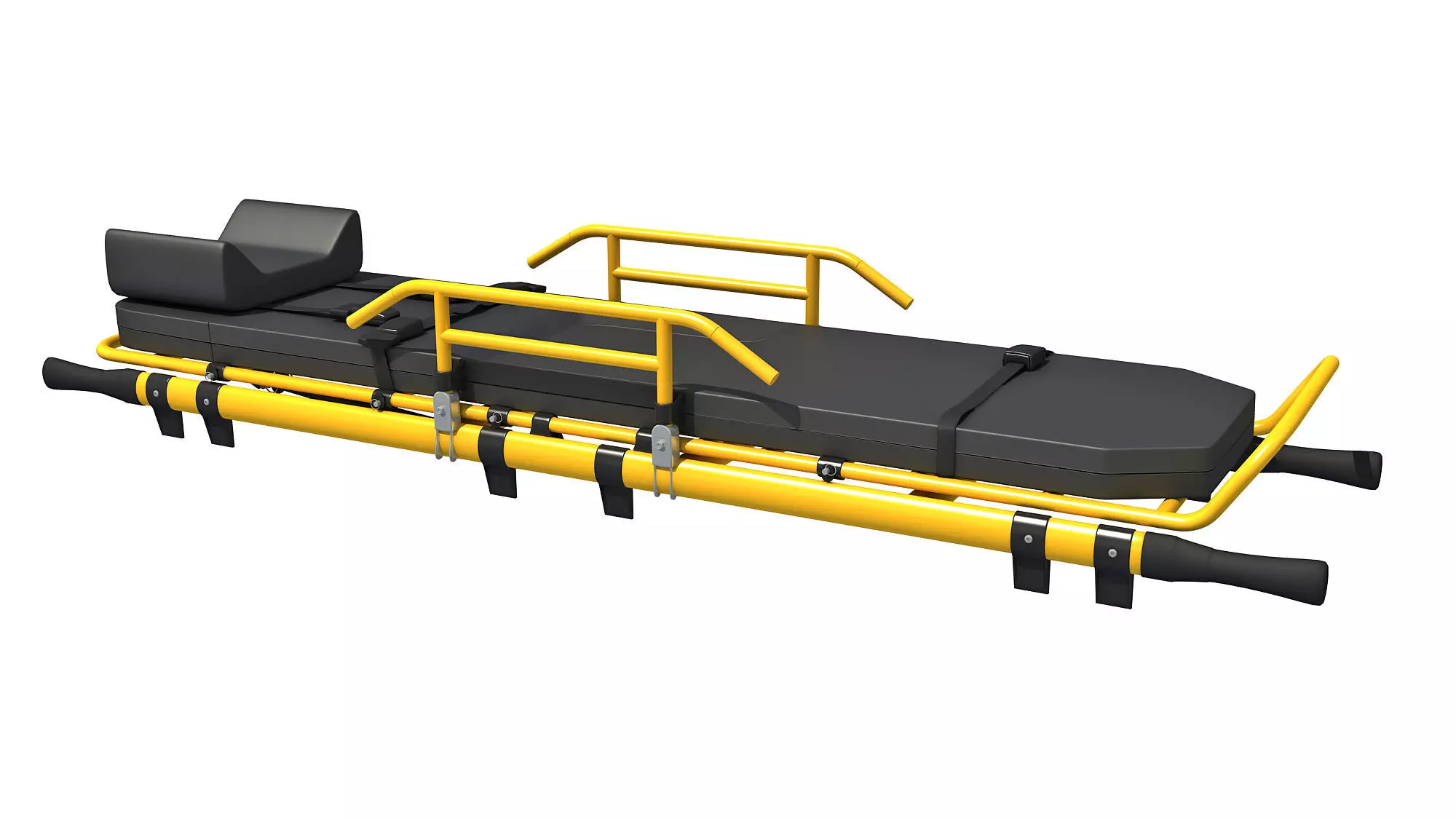 Medical Stretcher 3D model_0
