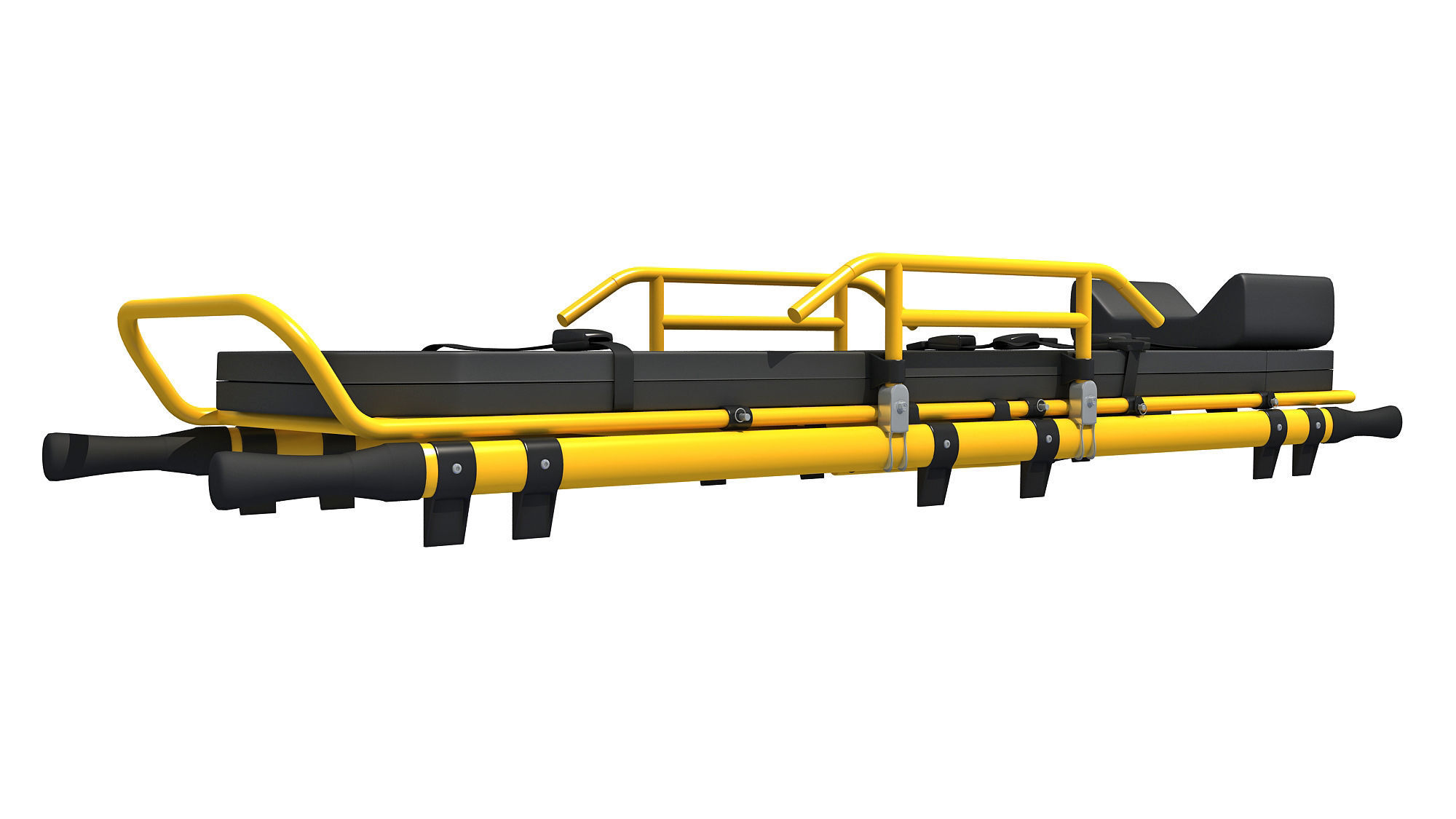 Medical Stretcher 3D model_5