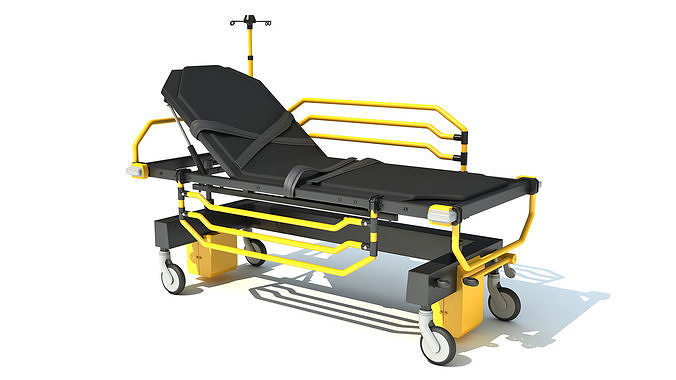 3D Stretcher medical 3D model
