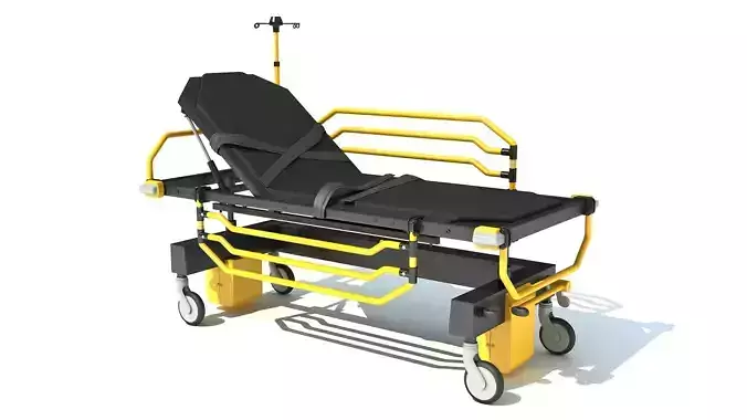 3D Stretcher medical 3D model