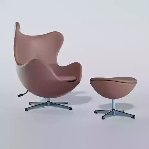 Egg Chair and Footstool
