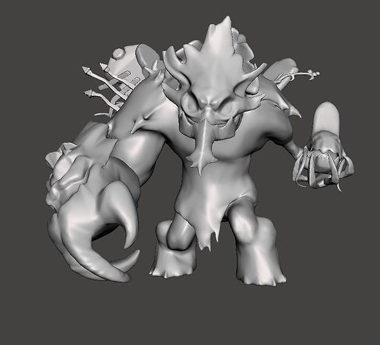 Haunted Maokai 3D Model 3D print model