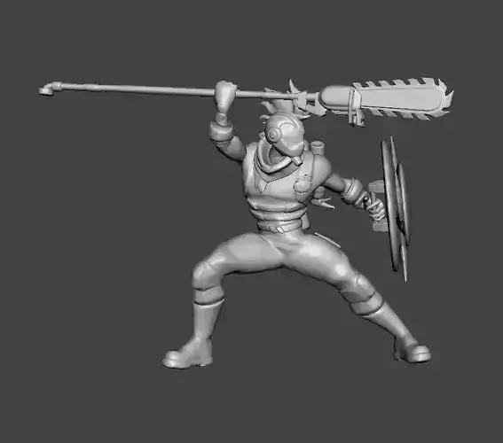 Zombie Slayer Pantheon 3D Model 3D print model
