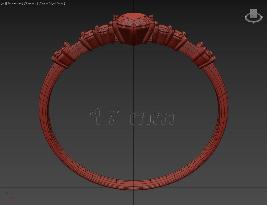 Engagement Ring 001 3D print model_7