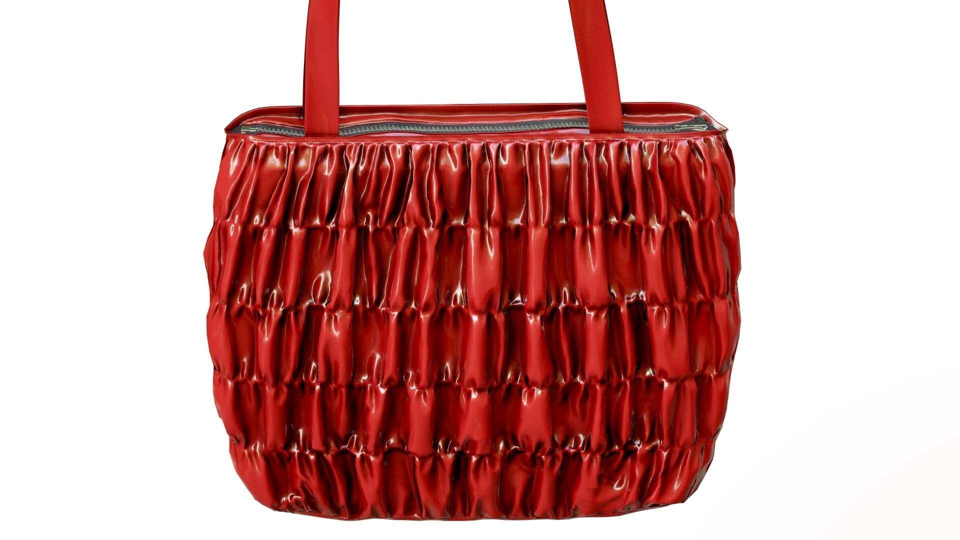 Elegant Woman Handbag Low-poly 3D model_8