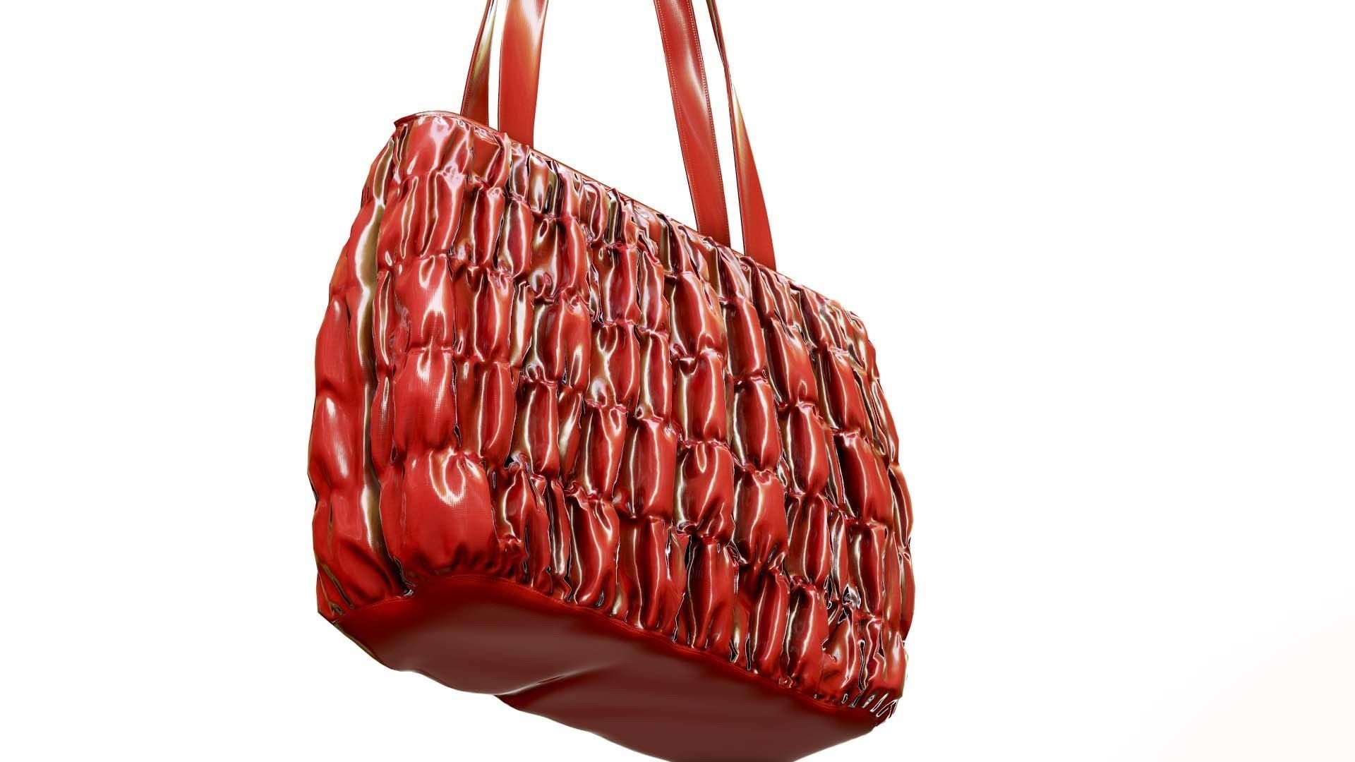 Elegant Woman Handbag Low-poly 3D model_7