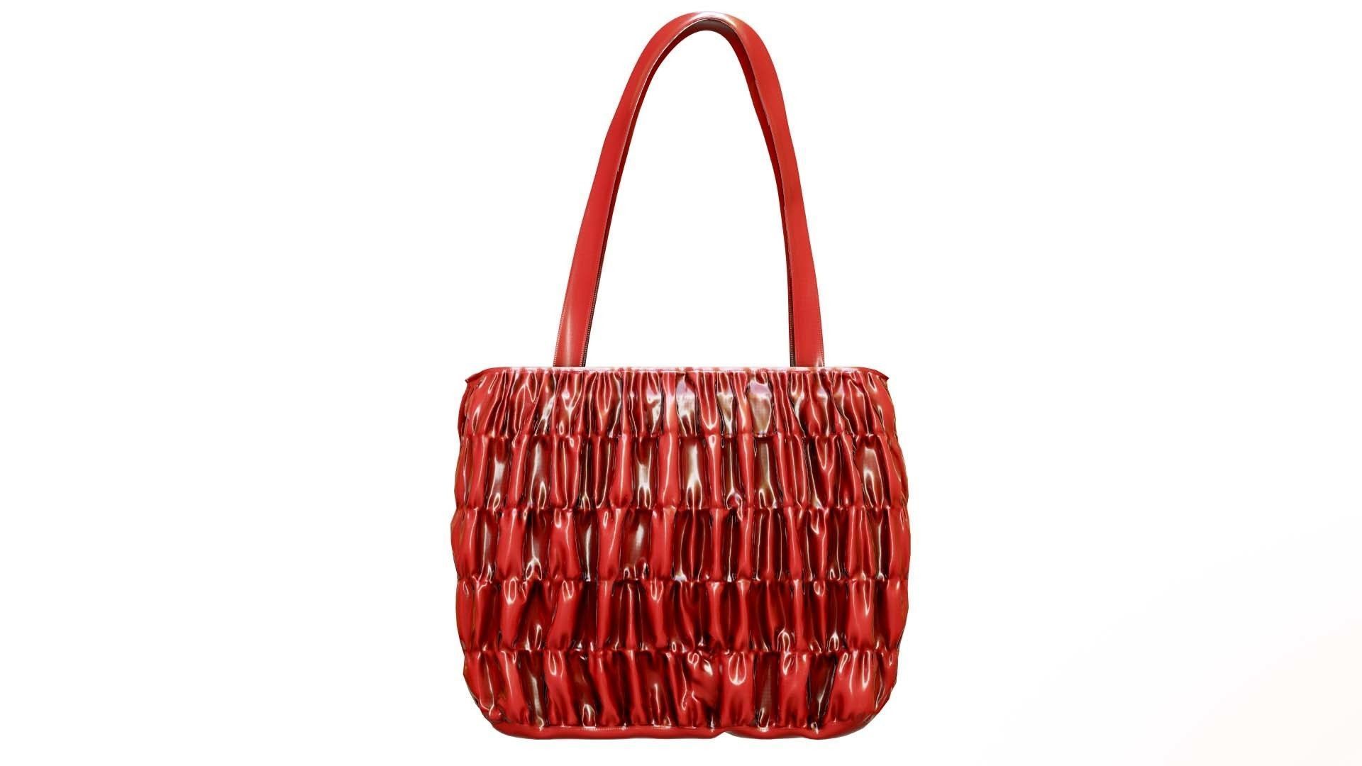 Elegant Woman Handbag Low-poly 3D model_6