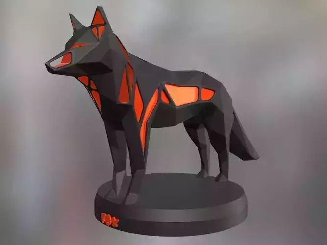 Voronoi Red Fox