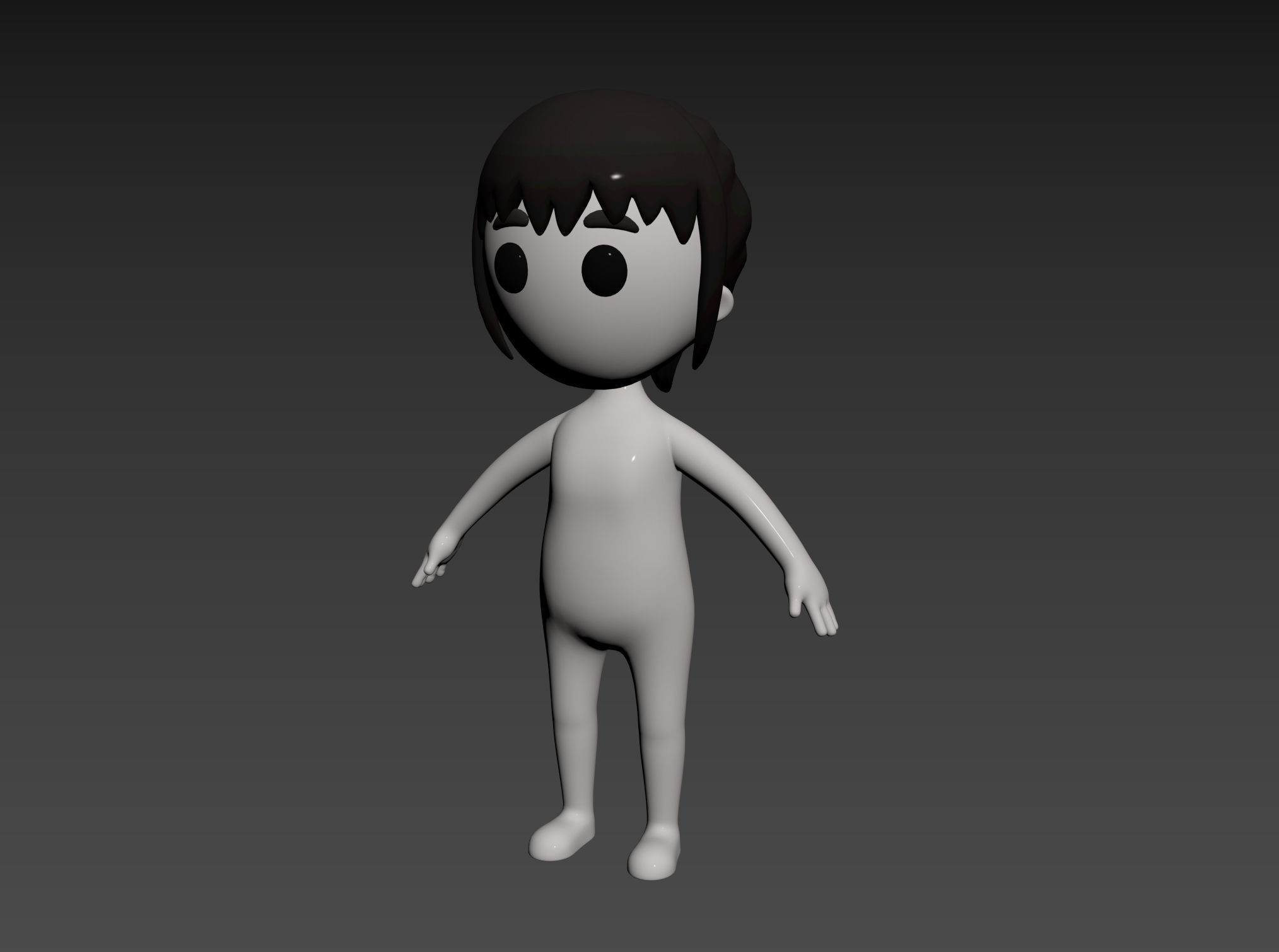 Character081 Girl 3D model_11