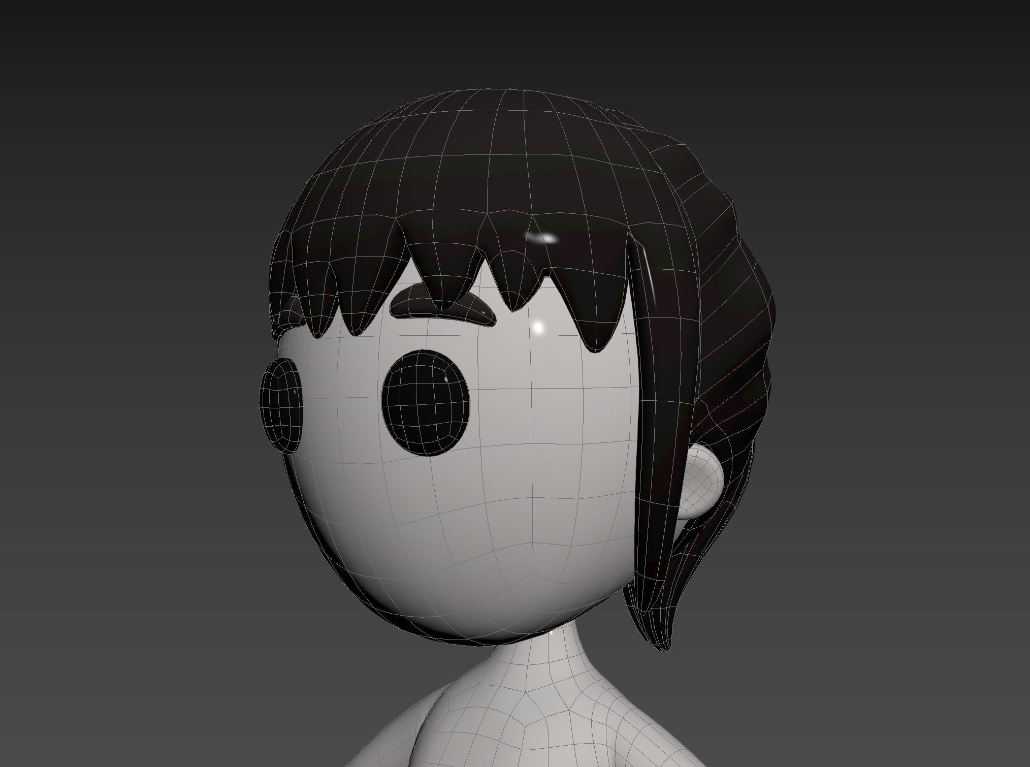 Character081 Girl 3D model_21