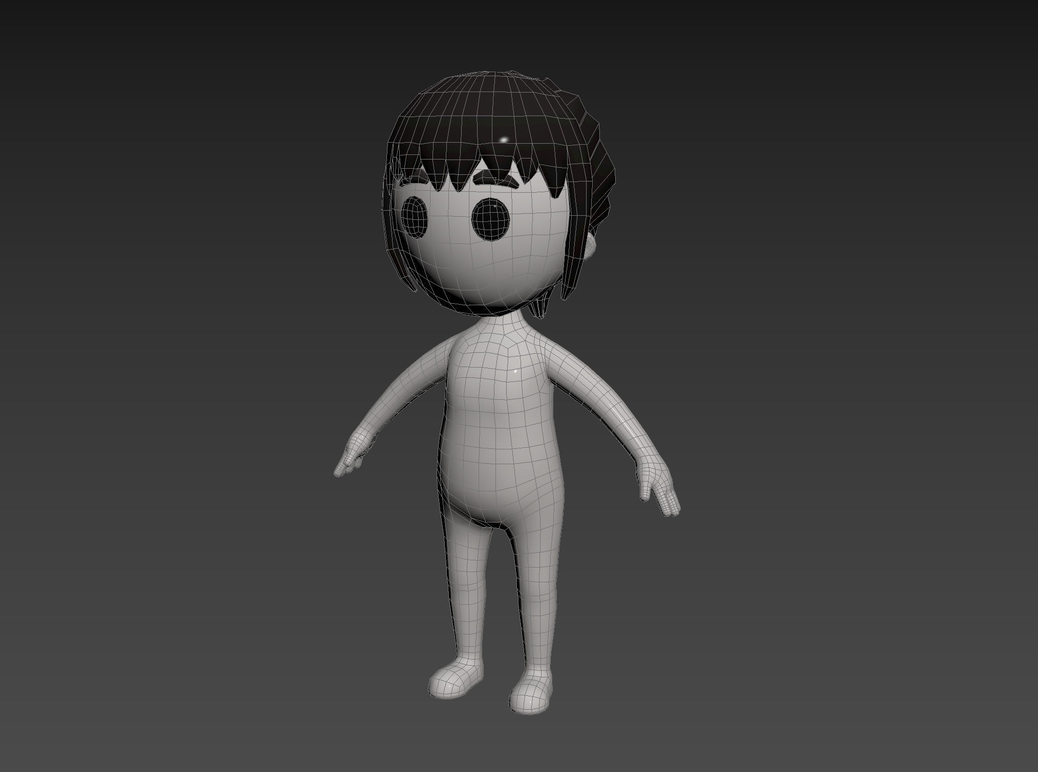 Character081 Girl 3D model_12