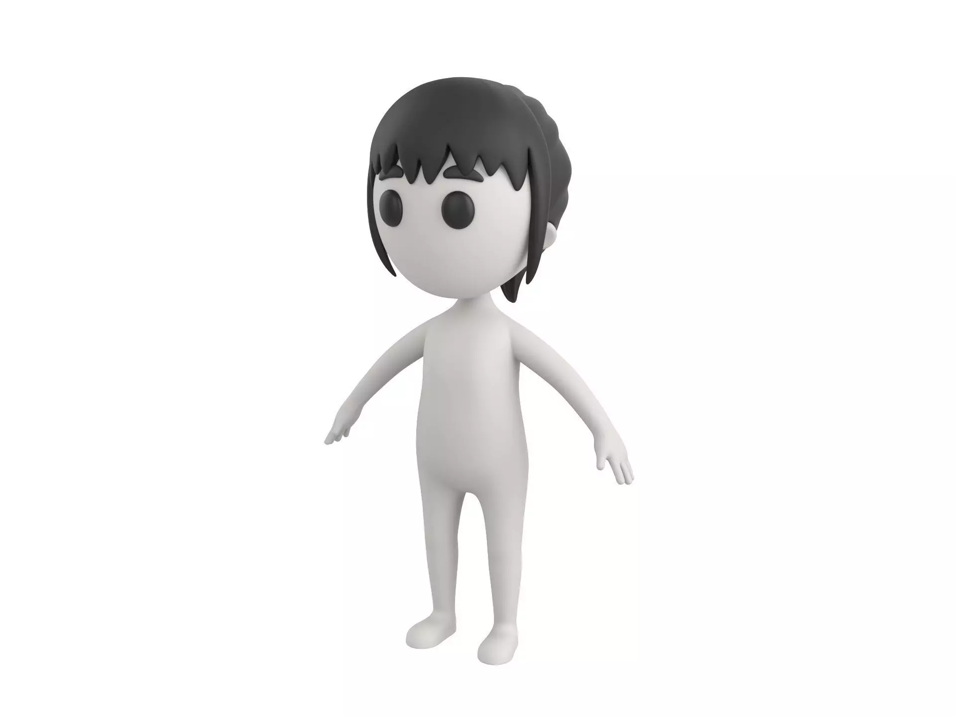 Character081 Girl 3D model_0