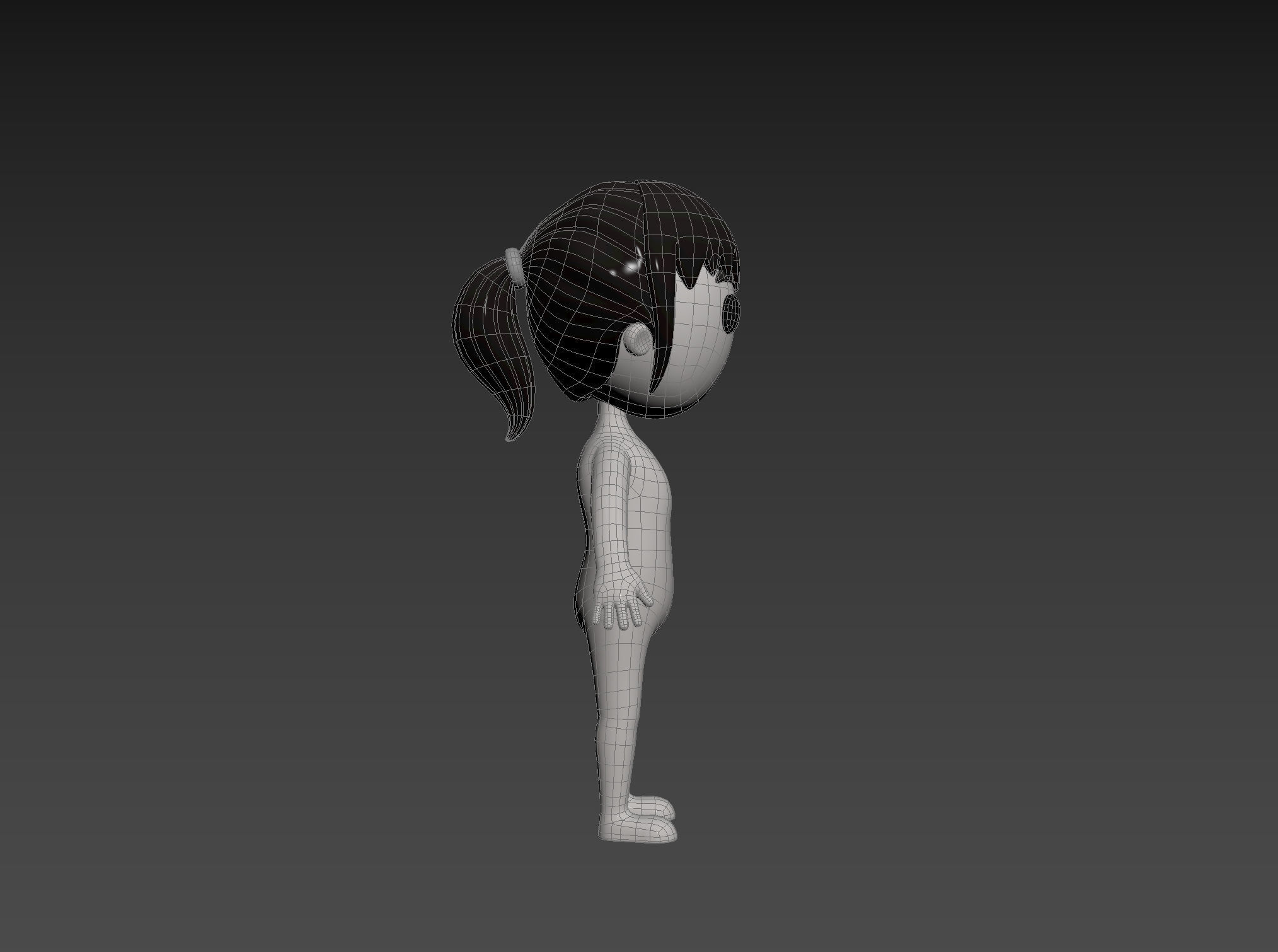 Character081 Girl 3D model_16