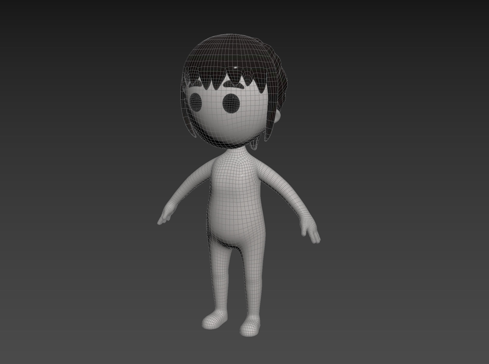Character081 Girl 3D model_13