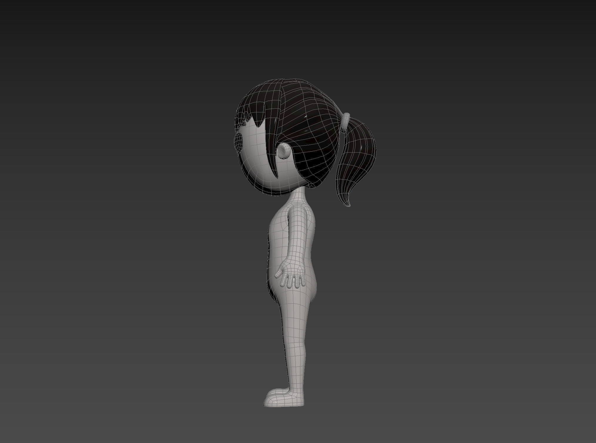 Character081 Girl 3D model_20
