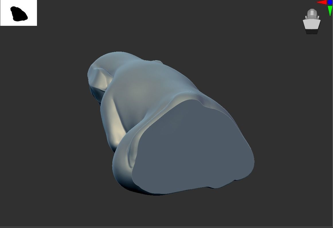 Yoga dog 2 3D print model_12