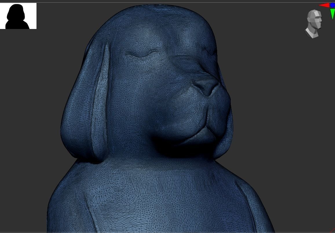 Yoga dog 2 3D print model_13