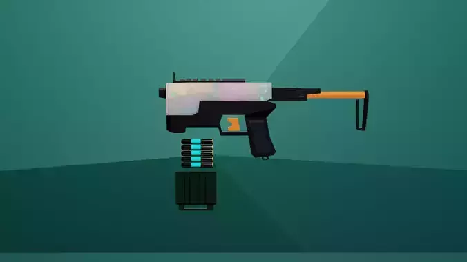 Simple cartoon gun