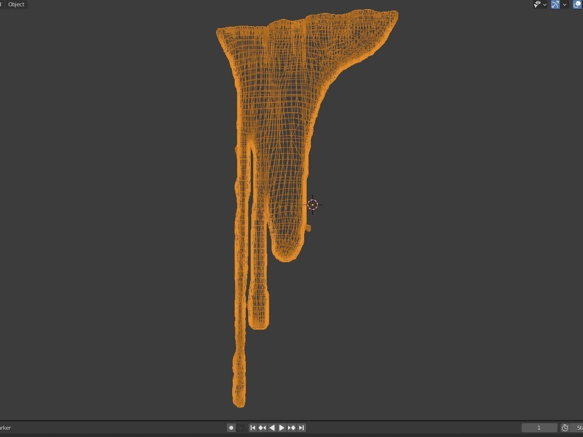 3D Slime Set 3 glow in 3D model_2