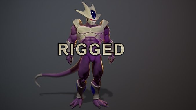 Cooler Anim Rig - Dragon Ball Z Low-poly 3D model