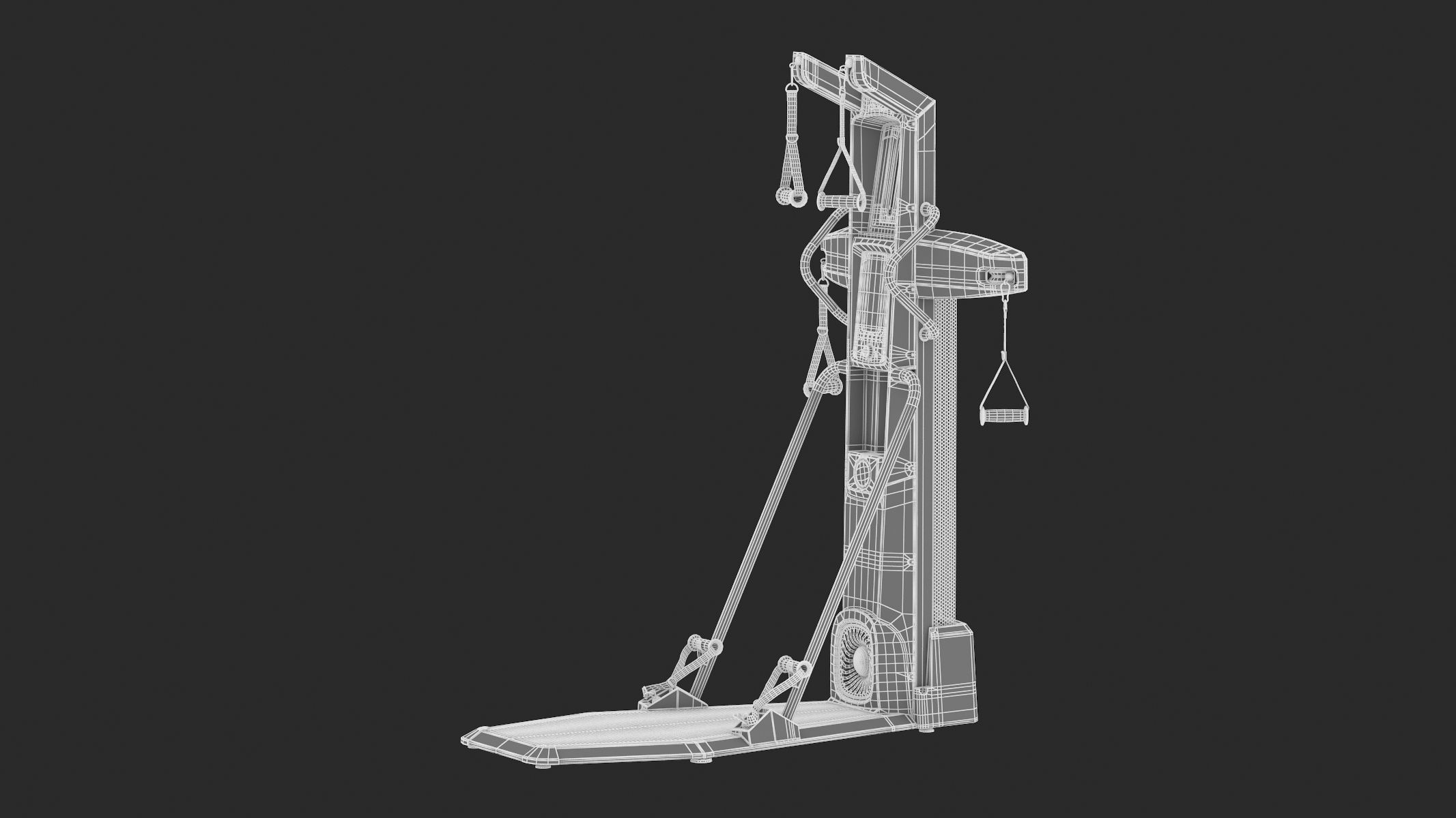 11 Bowflex Machines Collection Low-poly 3D model_8