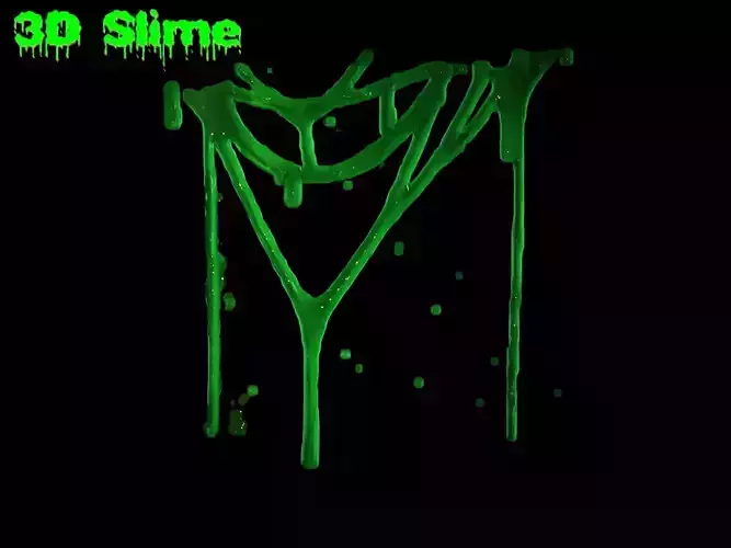 3D Slime Set 14 3D model