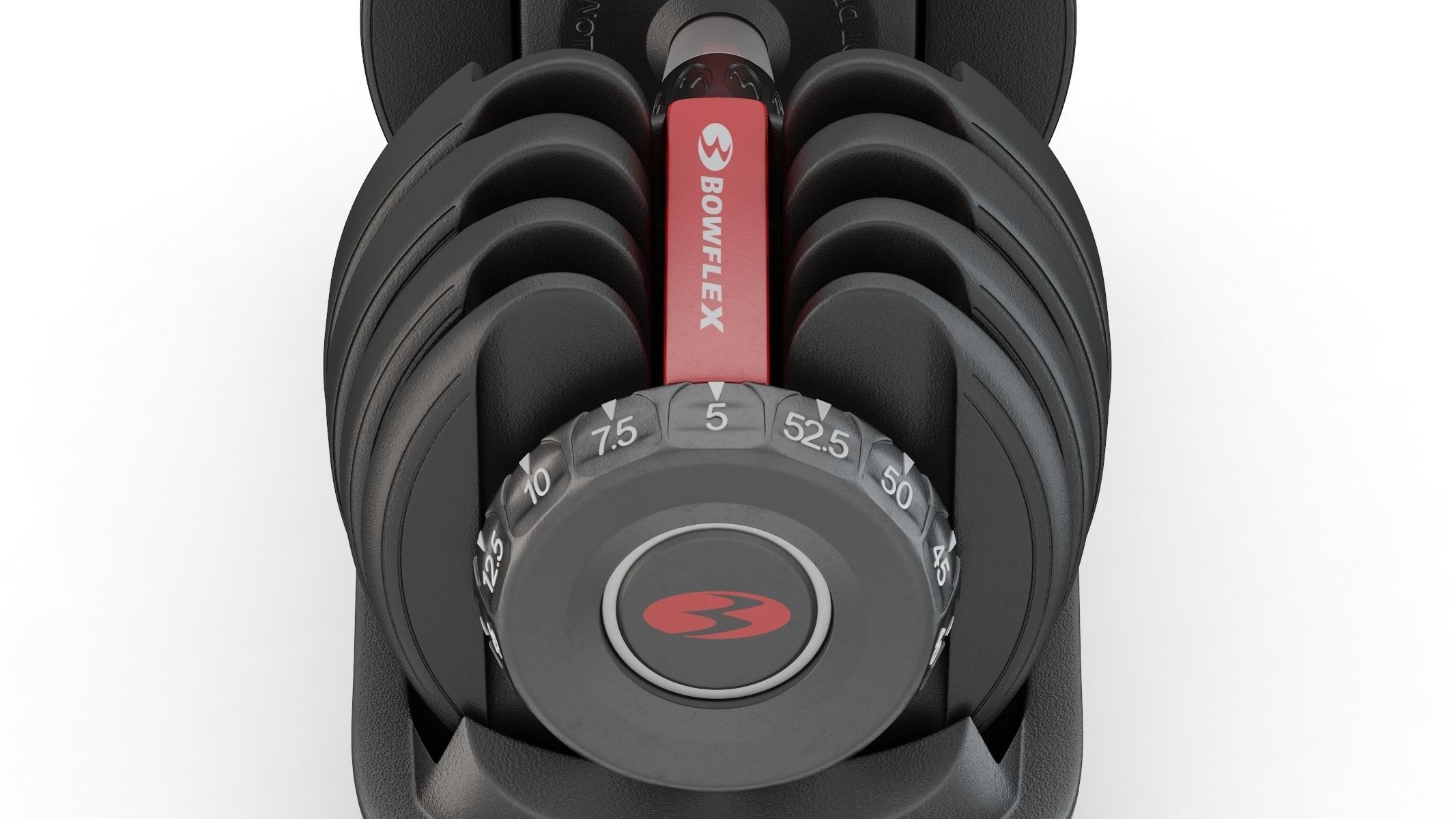 Bowflex SelectTech 552 Adjustable Dumbbells 3D model_8