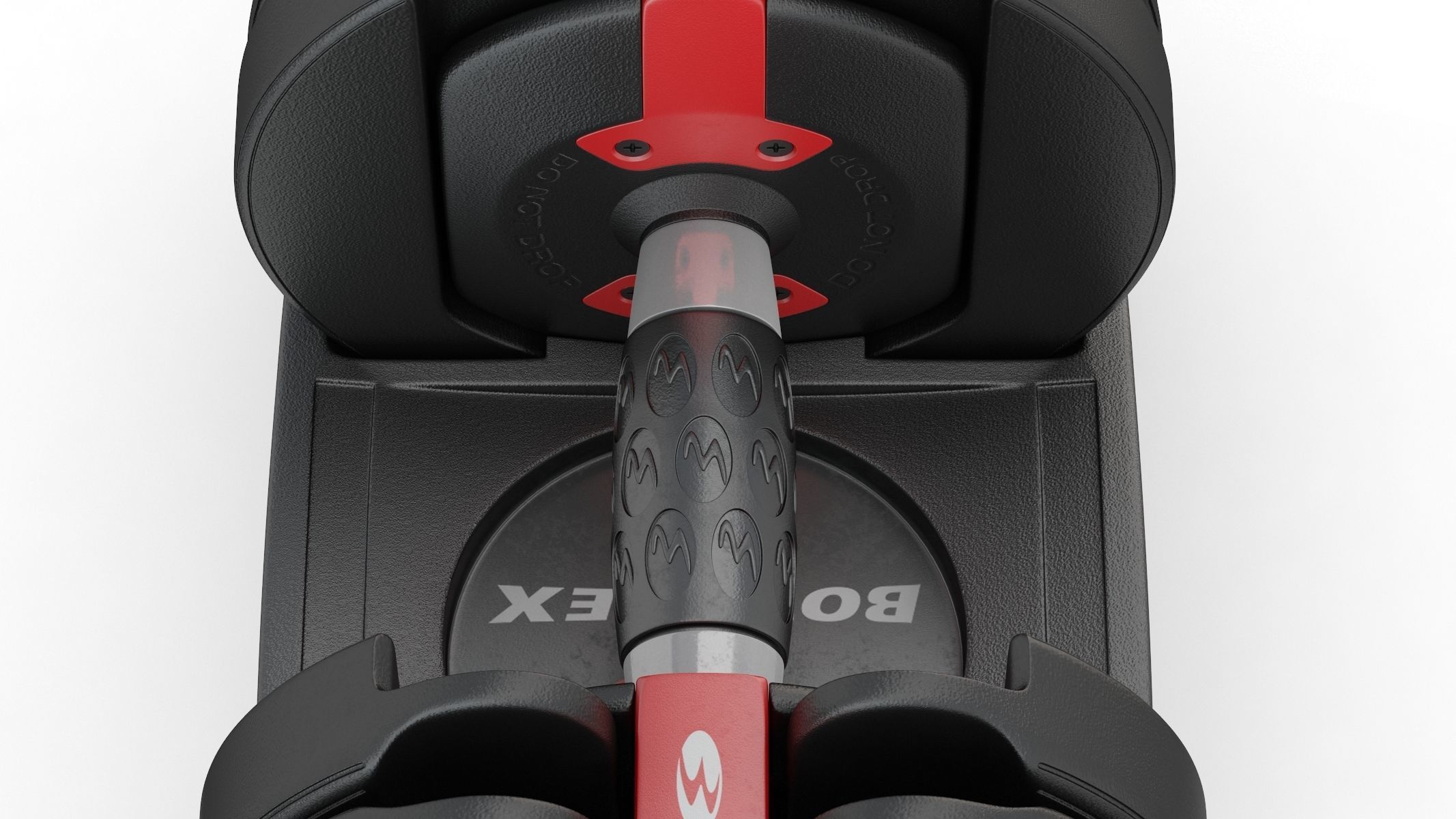 Bowflex SelectTech 552 Adjustable Dumbbells 3D model_9