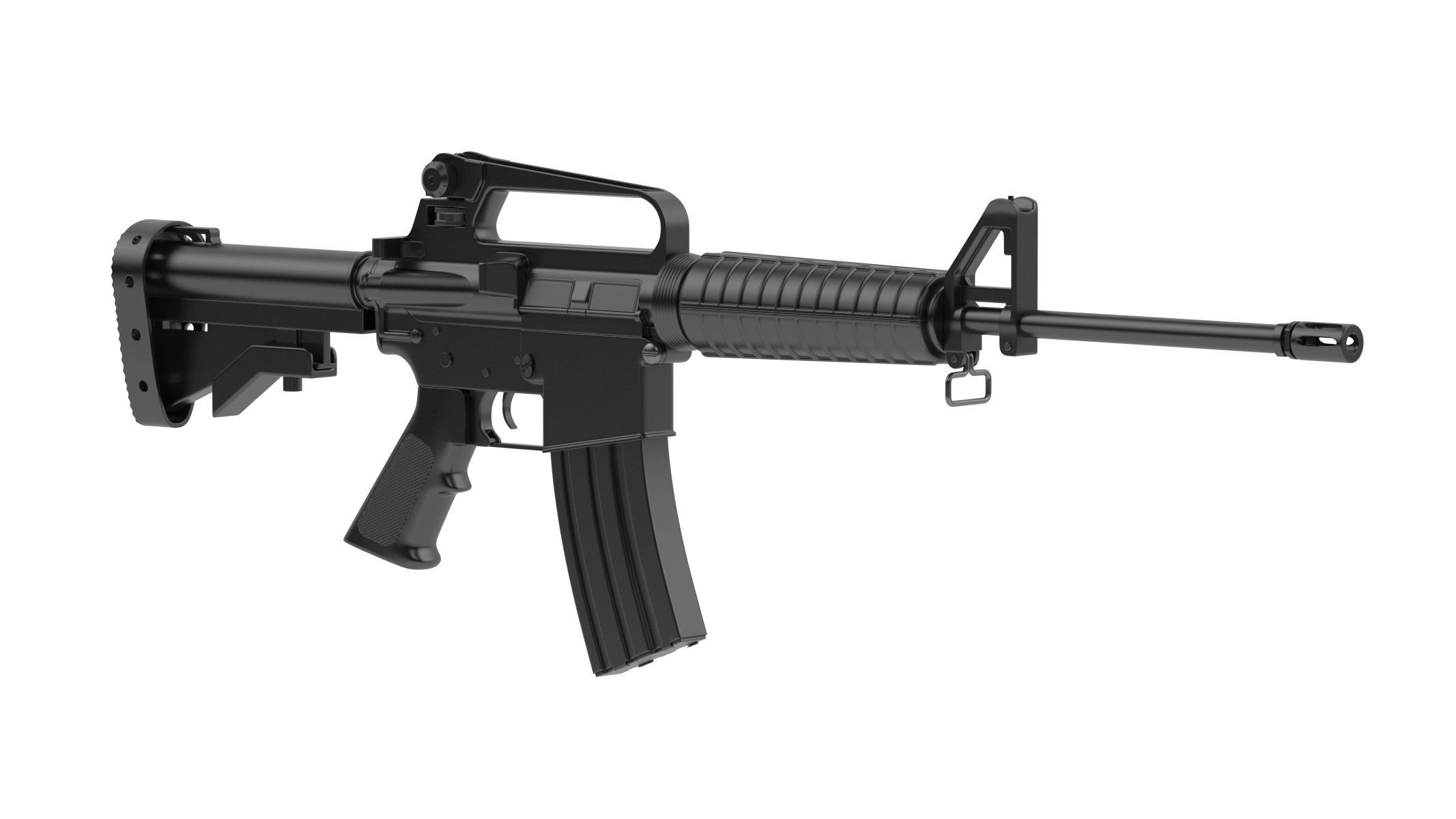 Colt AR-15 3D model_3