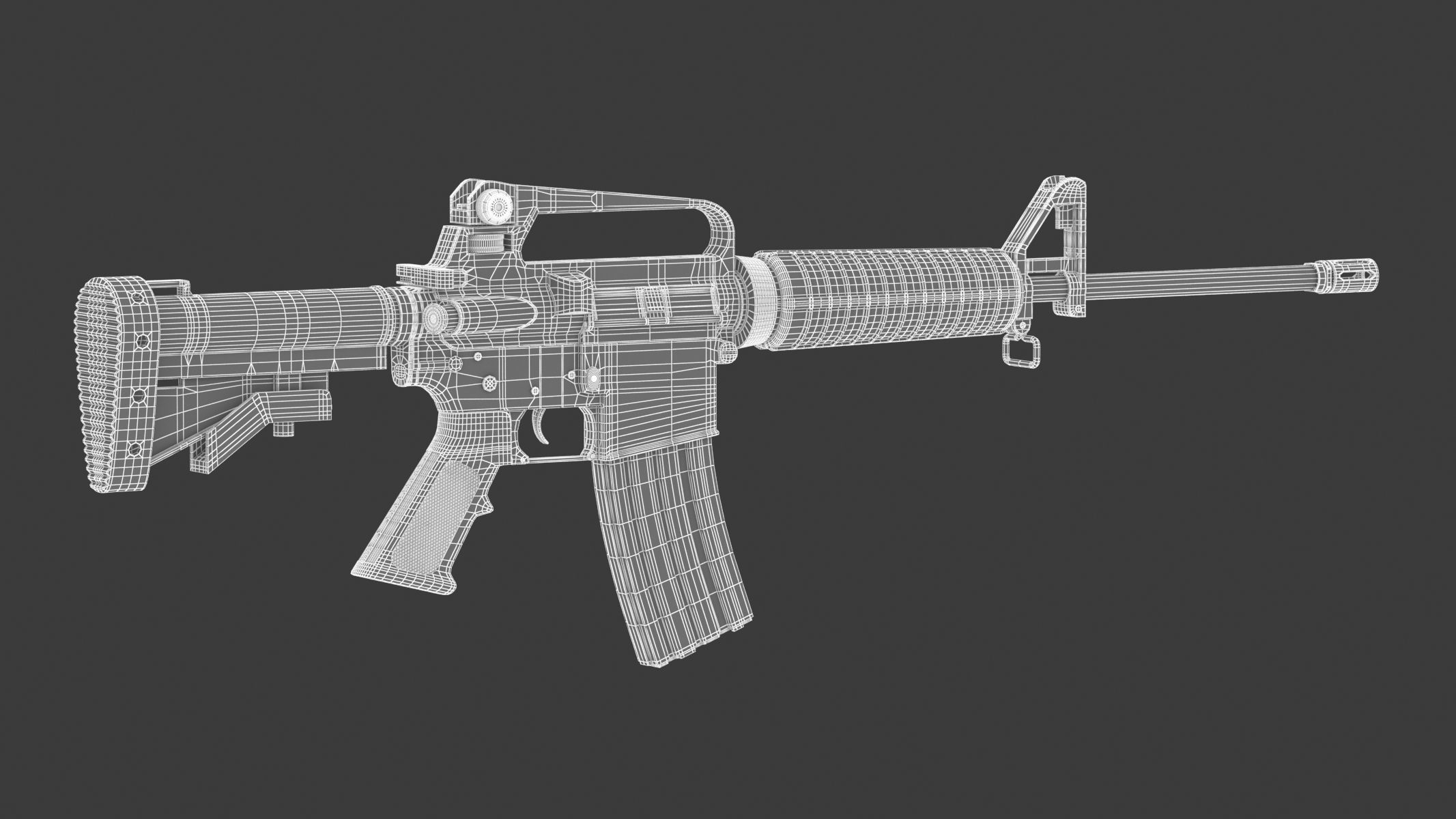 Colt AR-15 3D model_10