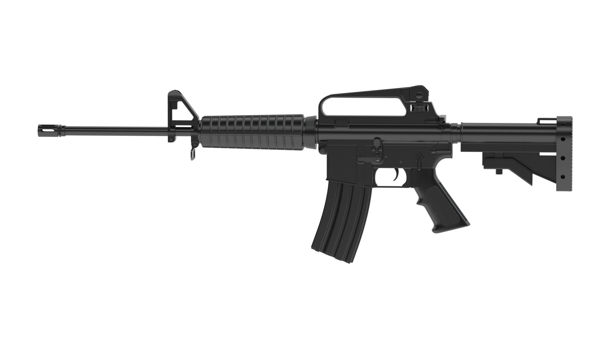Colt AR-15 3D model_1