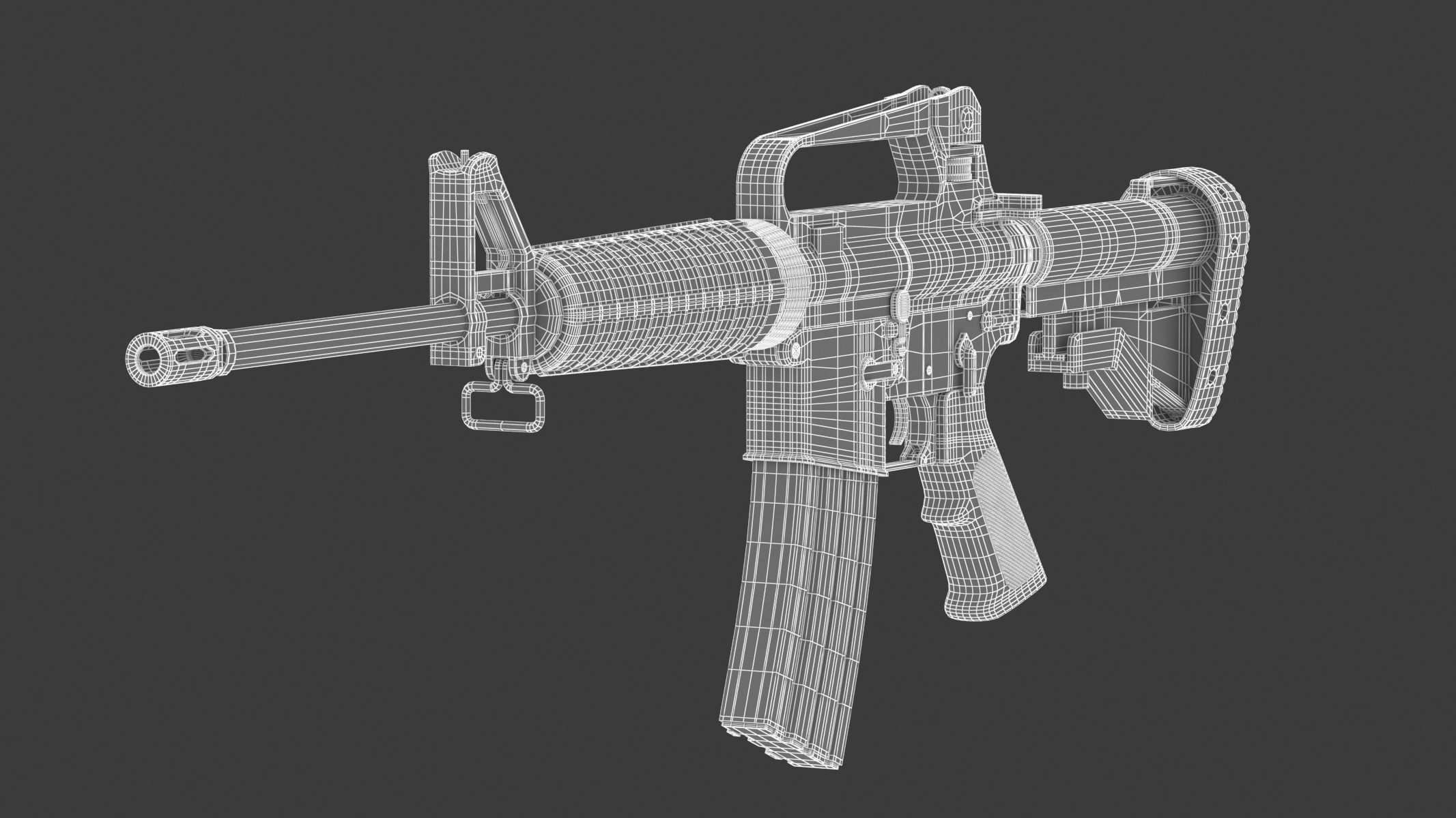 Colt AR-15 3D model_12
