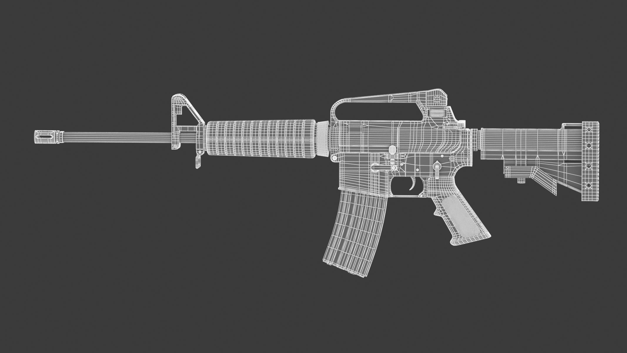Colt AR-15 3D model_11