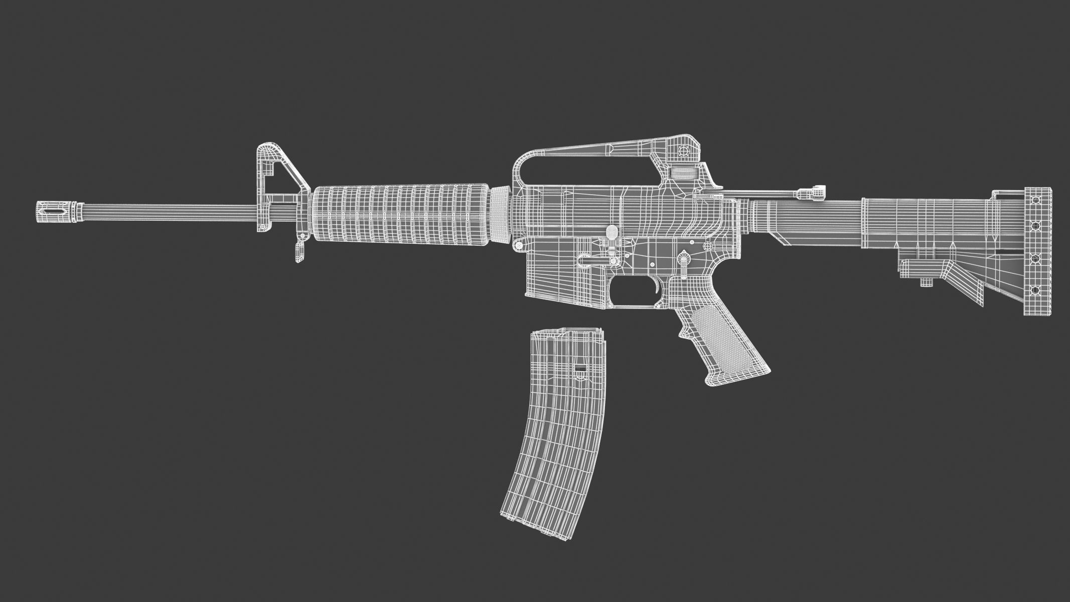 Colt AR-15 3D model_14