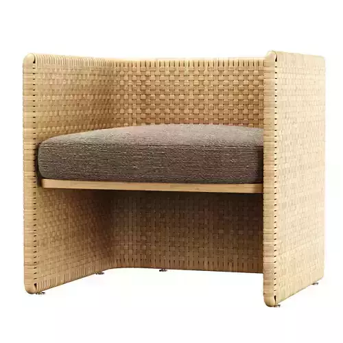 Monica rattan dining chair 