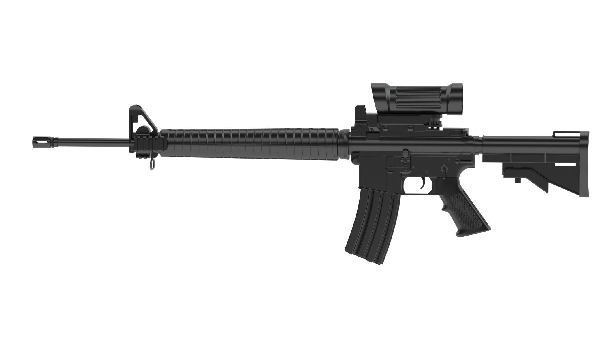 Colt Canada C7A2 3D model_1