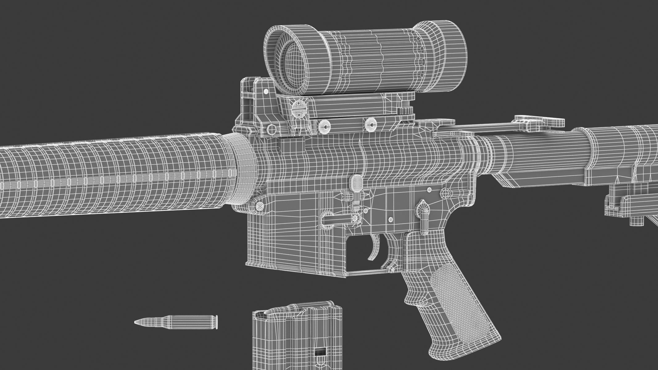 Colt Canada C7A2 3D model_19