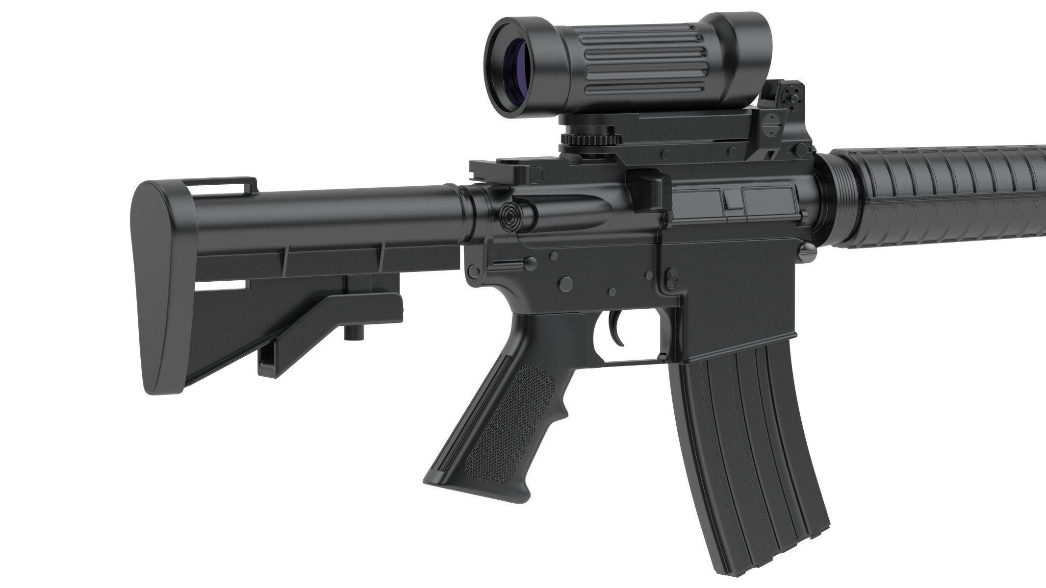 Colt Canada C7A2 3D model_5