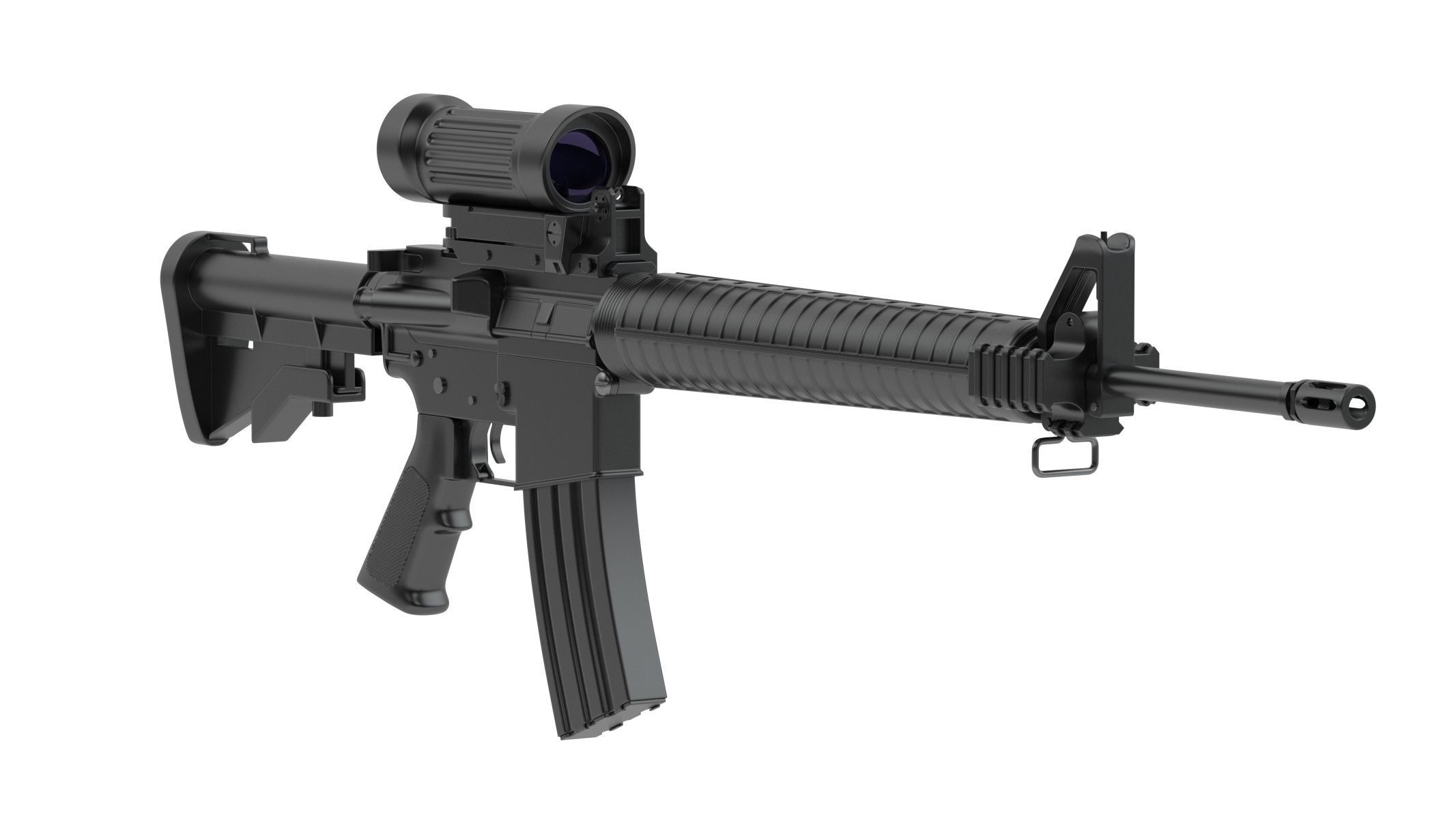 Colt Canada C7A2 3D model_3